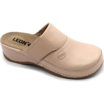 Dámská zdravotní obuv Leon 2019 Dámská zdravotní kožená obuv uzavřená - Pudrová Velikost: 37