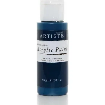 Výtvarná barva Akrylové barvy Artiste základní barvy 59ml Barva: TMAVĚ MODRÁ BARVA