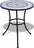 Mozaikový bistro stolek 60 x 70 cm, modrý