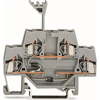 modulární přístroj a rozvaděč WAGO Svorka 280-941/281-492 pro moduly Dvoupatrová S 2 diodami 1N4007, šedá 280-941/281-492