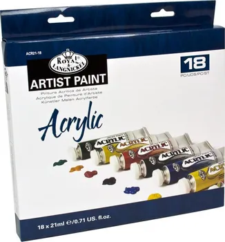 Vodová barva Royal & Langnickel Acrylic Artist Paint 18 ks