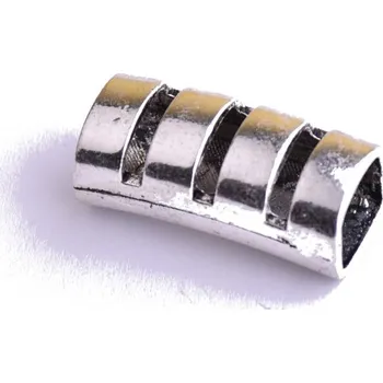 Dětské navlékací korálky Kovové korálky 13x28mm