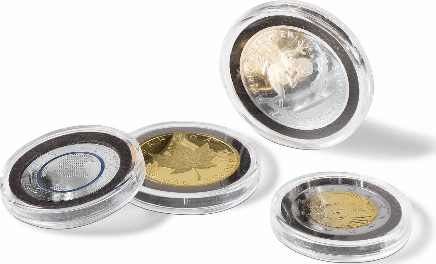 Capsulas para monedas de Oro y Plata. Capsulas Lindner y Leuchtturm Capsulas para monedas de Oro y Plata. Capsulas Lindner y Leuchtturm