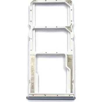 Náhradní díl pro mobilní telefon Xiaomi Redmi Note 10,Note 10s SIM tray stříbrný držák, šuplík 120349