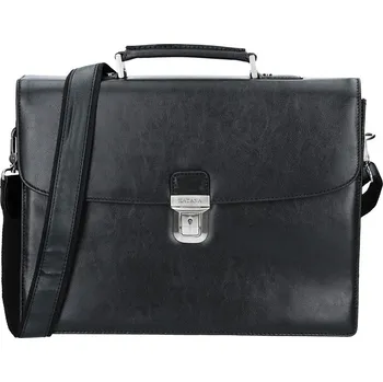 Pánská aktovka Pánská kožená aktovka Katana Baron - černá