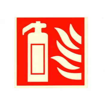Značení Hasicí přístroj MALÝ (FL samolepka 100x100 mm)