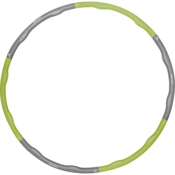 Sportvida Hula Hoop 100 cm šedá/limetková