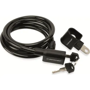Zámek na kolo Spirálový zámek na kolo Dunlop 0,8x150 cm