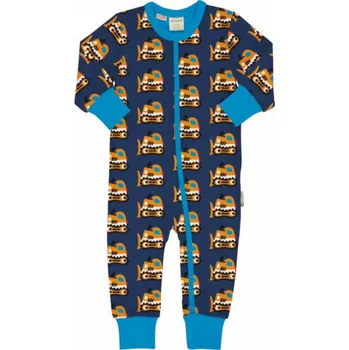 Kojenecký overall Dětský overal dlouhý Buldozer Maxomorra Velikost: 62/68