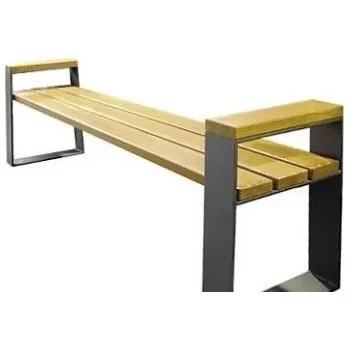 Zahradní lavice HTI Lavička Setra KA-K1055 Délka latí: 1500 mm, Typ ukotvení: klasické (šrouby), Barva konstrukce: hnědá komaxit (RAL 8017)