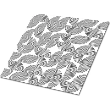 Obklad PVC obklady dlaždice Geometrický šedý motiv
