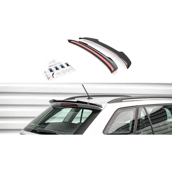 Tuning Prodloužení spoileru Škoda Fabia Combi Mk3 černý lesk