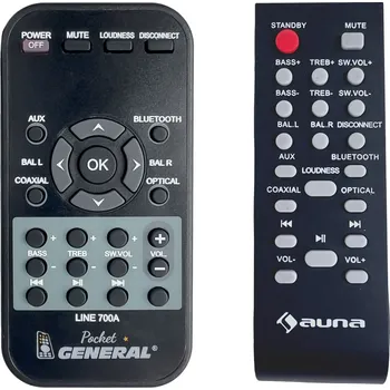 Dálkový ovladač AUNA LINE 700A - dálkový ovladač duplikát