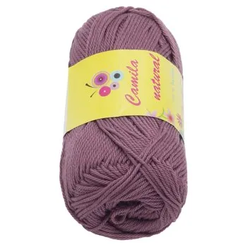 Příze Příze CAMILA natural 50g / 125 m burgundy