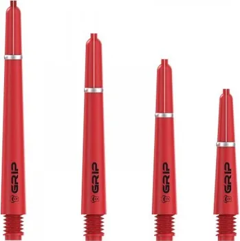 Příslušenství pro šipky Násadky BULL'S B Grip 2 SL Shaft Red Short