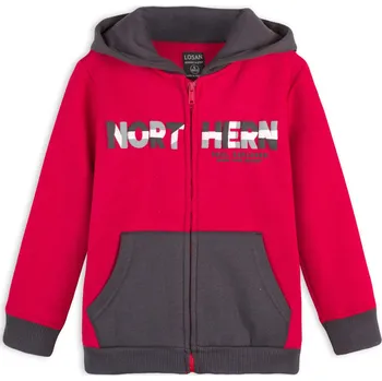 Chlapecká mikina Chlapecká mikina LOSAN NORTHERN červená Velikost: 98