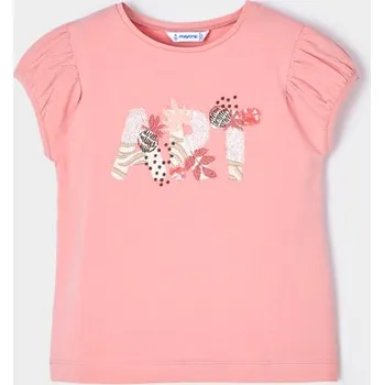 Dívčí tričko Dívčí triko Mayoral 3047 -74 růžové Rozměr: 104