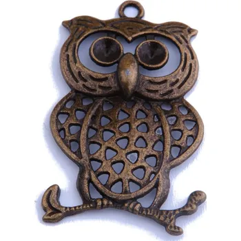 Přívěsek Přívěsek SOVA, 34x50mm, 1ks