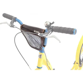 brašna na kolo Brašna KOSTKA s klopou na BMX řídítka (kožená)