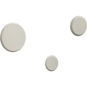 Věšák Set tří béžových bukových nástěnných věšáků Kave Home Nadua