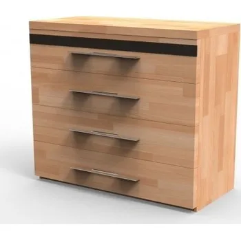 Komoda TEXPOL KOMODA M4Z - z dubového masivu, dub masiv