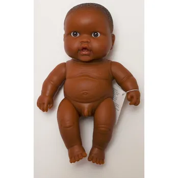 Panenka Realistická panenka chlapeček černoušek od firmy Paola Reina ze Španělska (Los Peques 21 cm)
