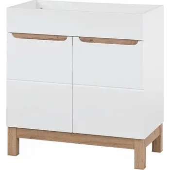 Koupelnový nábytek Koupelnová skříňka BALI bílá 821, pod umyvadlo 80, umyvadlo NE