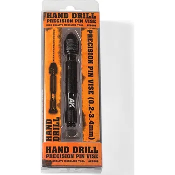 Příslušenství k 3D tiskárně AK Interactive AK TOOLS Ruční vrtačka, přesný čepový svěrák AK9006 (0,2-3,4mm)