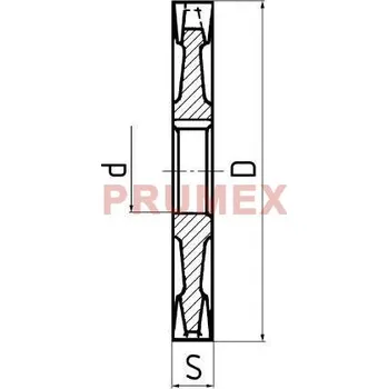 Příslušenství k frézce Fréza kotoučová úzká, jemnozubá, F736275, 125x2,5x32 mm