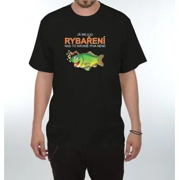 Žertovný předmět Tričko - Rybaření Velikost: XXL