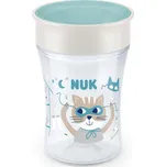 NUK Magic Cup hrnek s víčkem 8m+ Green 230 ml