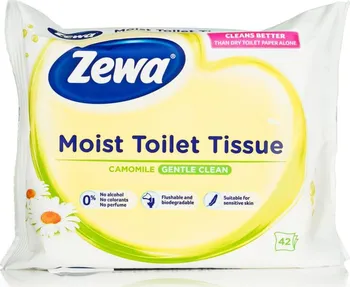 Toaletní papír Zewa Vlhčený toaletní papír heřmánek 42 ks