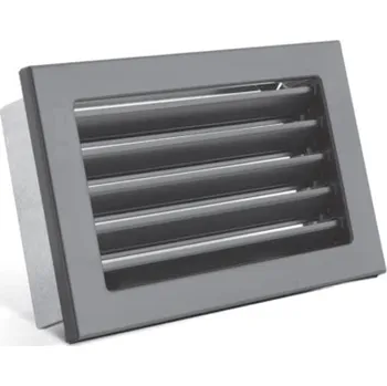 Krbová kamna Premium Steel Mřížka s pevnou lamelou Velikost mřížky: 190x170 Černá