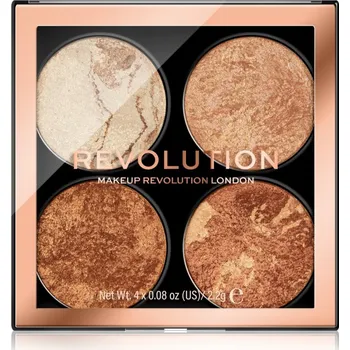 Přípravek na tvář Revolution Cheek Kit paletka na tvář odstín Don’t Hold Back 4x2.2 g