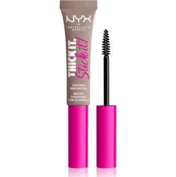 Řasenka NYX Professional Makeup Thick it Stick It Brow Mascara řasenka na obočí odstín 02 Cool Blonde 7 ml