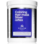 Kallos Coloring Hair Mask Silver Reflex maska na vlasy neutralizující žluté tóny 1000 ml
