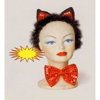 Žertovný předmět Sada kočka glitrová