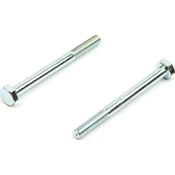 Šroub Šroub se šestihrannou hlavou DIN 931 M4x25 mm, částečný závit, zinek bílý, ocel 8.8 (Metrický šroub, pozink, DIN 931)