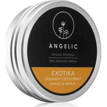 Angelic Organický deodorant "Exotica" Mango & Papája krémový deodorant v BIO kvalitě 50 ml