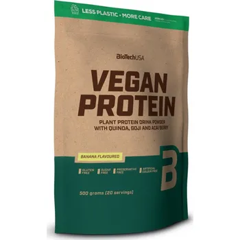 Protein BioTechUSA Vegan Protein veganský protein příchuť Banana 500 g
