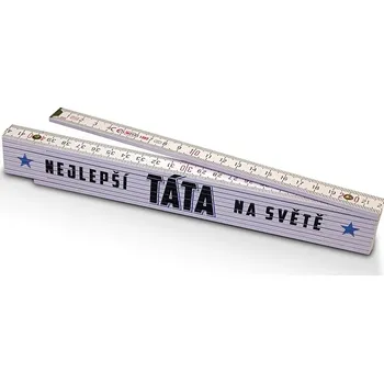 metr METR skládací Nejlepší TÁTA na světě dárek pro tatínka