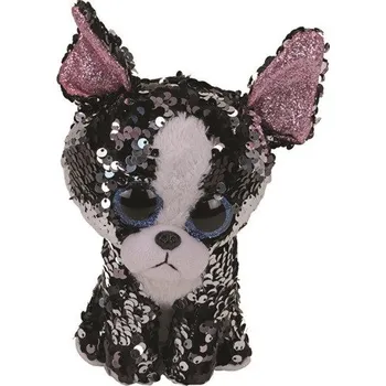 plyšák TY Beanie Boos Flippables Portia - teriér s flitry 15cm