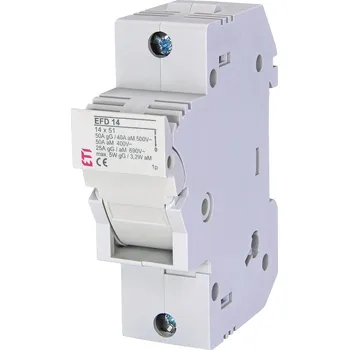 ETI pojistný odpínač EFD 14 1p se 2ks pojistek 32A k baterii