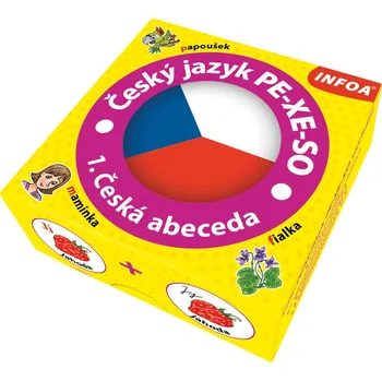 Desková hra Český jazyk PE-XE-SO 1. česká abeceda