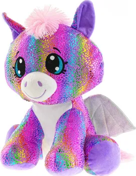 Plyšová hračka Mikro Trading Pegas Rainbow Star Sparkle 24 cm