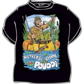 Žertovný předmět Tričko - Největší Vydra povodí Velikost: M