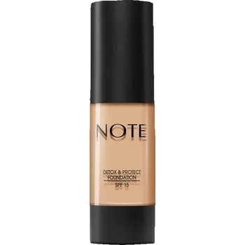 Make-up Note Cosmetique Detox & Protect tekutý make-up s matným finišem SPF 15 odstín 03 Medium Beige 30 ml