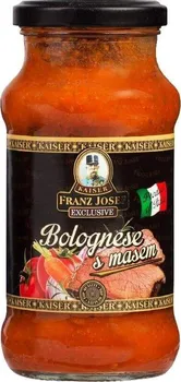 Omáčka Franz Josef Kaiser Exclusive Bolognese s masem 370 ml