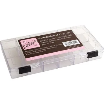 Úložný box WEST DESIGN PRODUCTS LIMITED Plastový organizér 20,5x10,5cm, výška 2,5cm