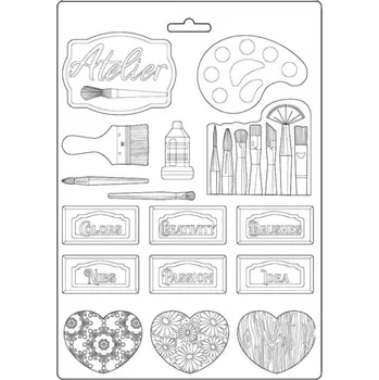 Forma na odlévání Stamperia Forma na odlévání A4 - Malířské potřeby